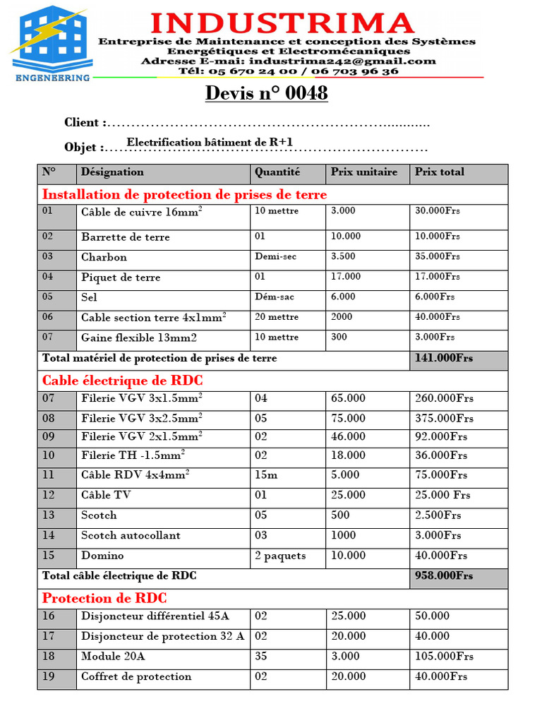 obtenez rapidement un devis électricité pour votre maison. comparez les prix, services et prestataires pour vos travaux électriques et choisissez la meilleure offre adaptée à vos besoins.