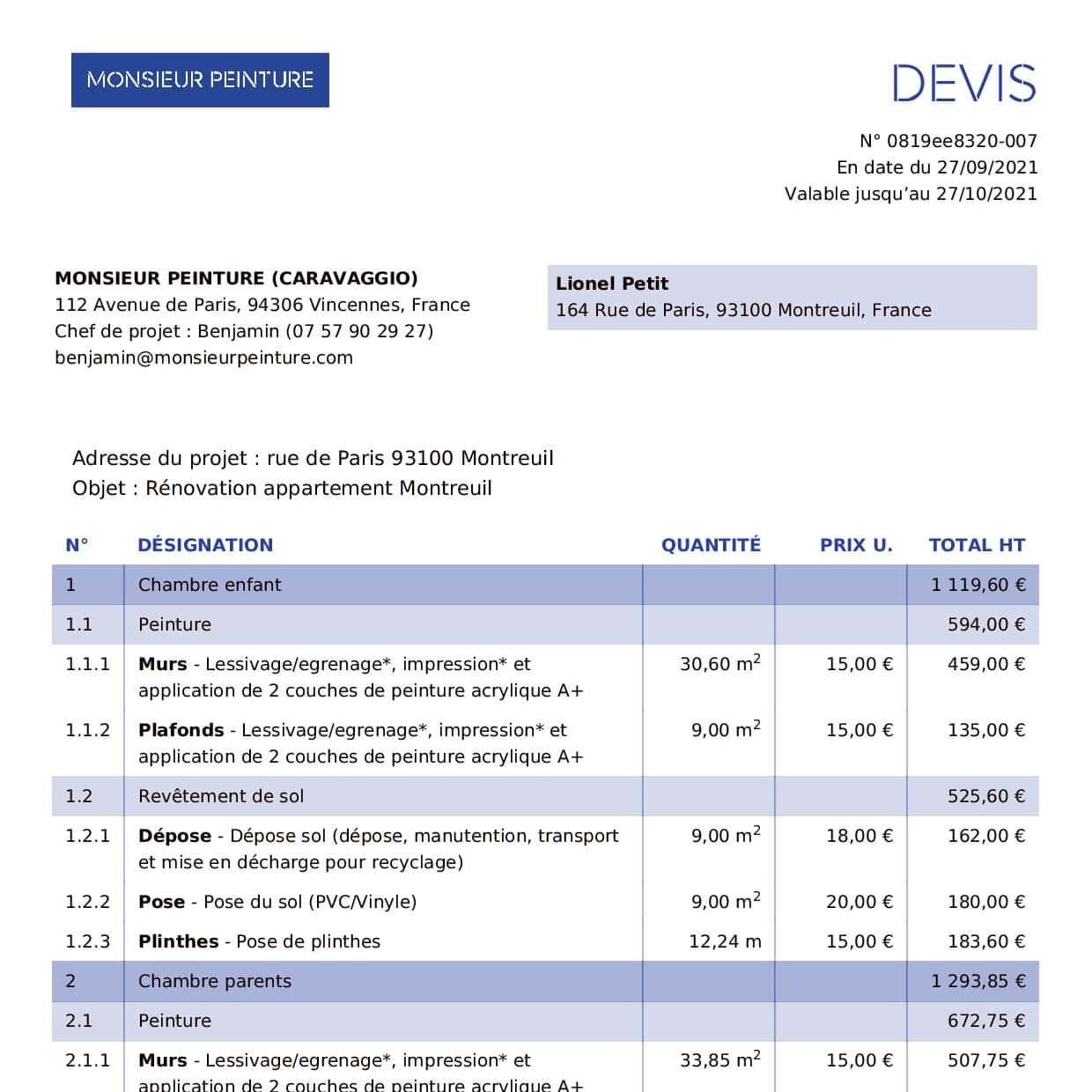 obtenez rapidement un devis personnalisé pour la rénovation de votre appartement. comparez les prix et bénéficiez des conseils d’experts pour tous vos travaux.