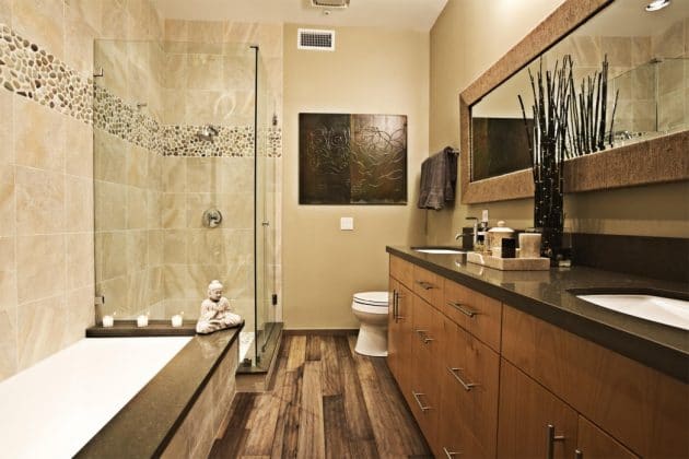 transformez votre salle de bain de 15m2 en un espace moderne et fonctionnel grâce à nos idées de rénovation. découvrez conseils, inspirations et astuces pour une salle de bain contemporaine et élégante.