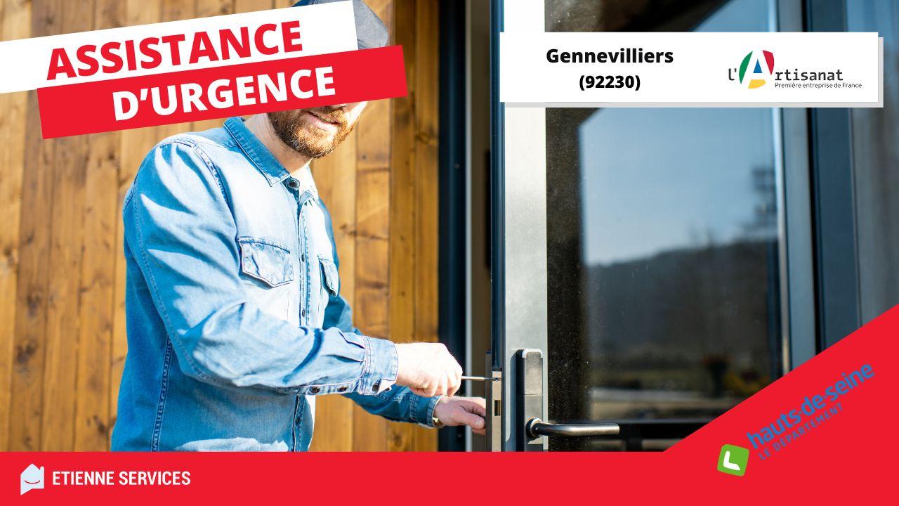 besoin d'un serrurier en urgence à gennevilliers ? intervention rapide 24h/24 et 7j/7 pour ouverture de porte, réparation de serrure et sécurité. devis gratuit et service fiable.
